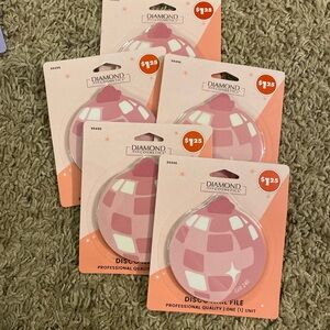 NWT Diamond Cosmetics Pink Disco Nail File